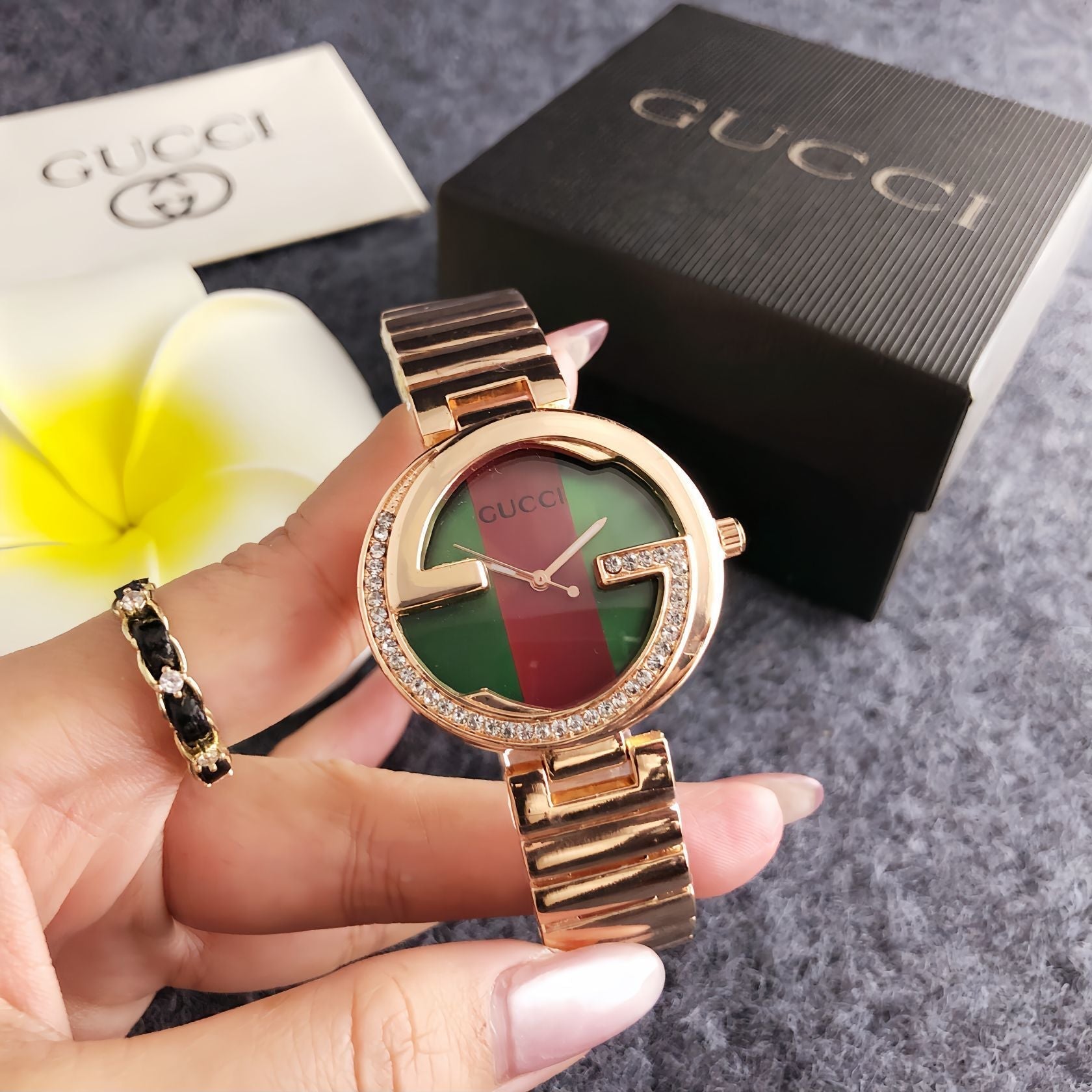 Luxe Stripe Watch Plus