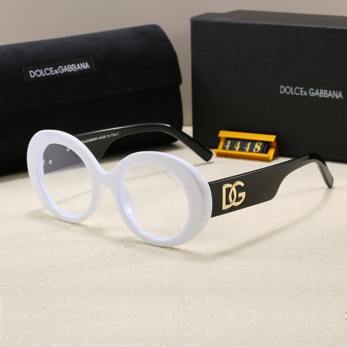 Oversized Round Gradient Lens Sunglasses