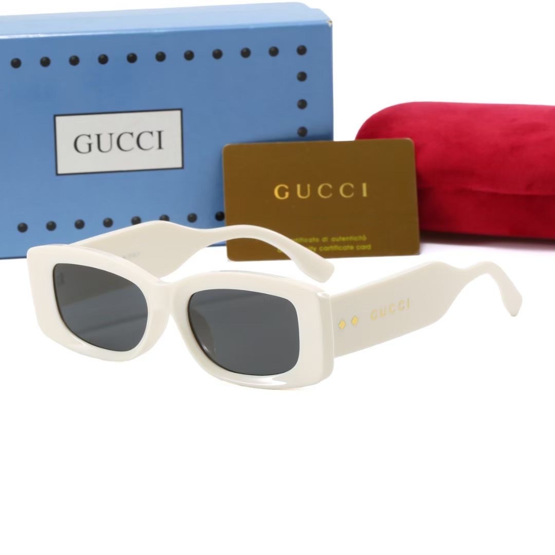 Bold Rectangle Polarized Sunglasses