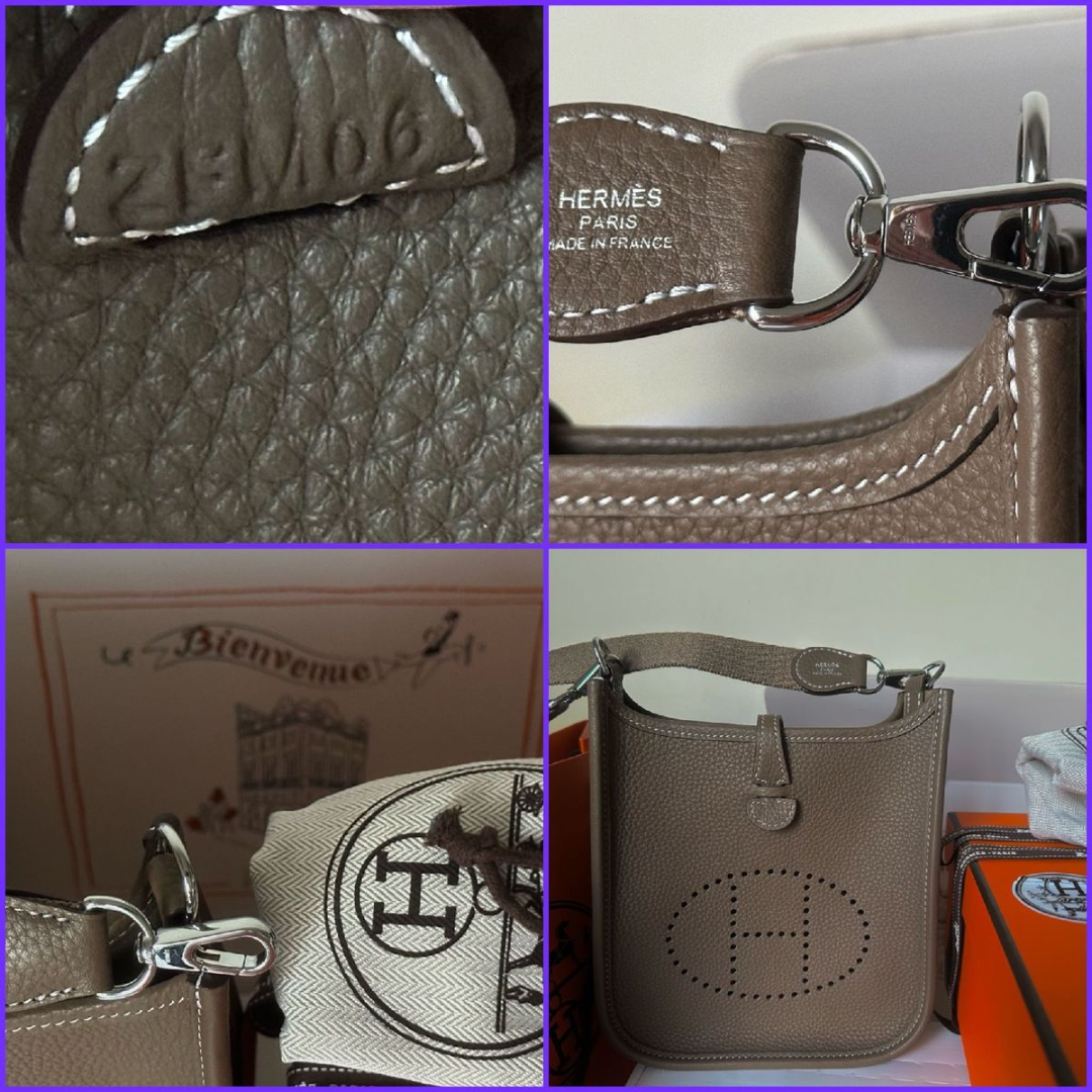 Buet crossbody-taske i perforeret læder til kvinder