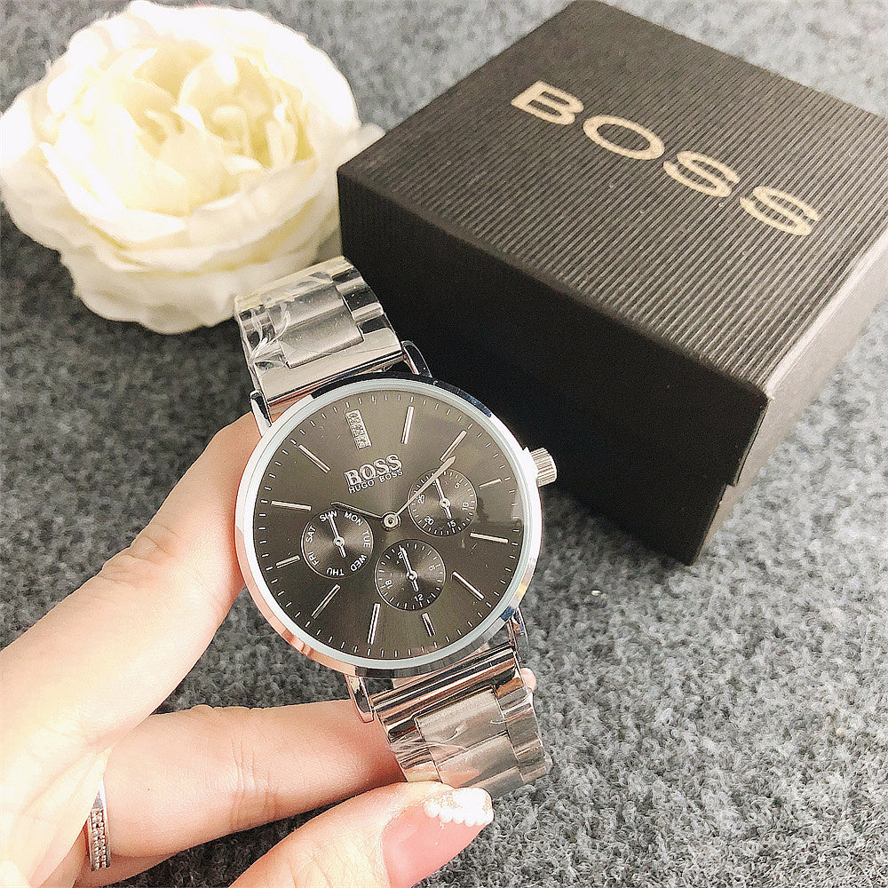 Women's Stainless Steel Multi-Dial Chronograph Watch