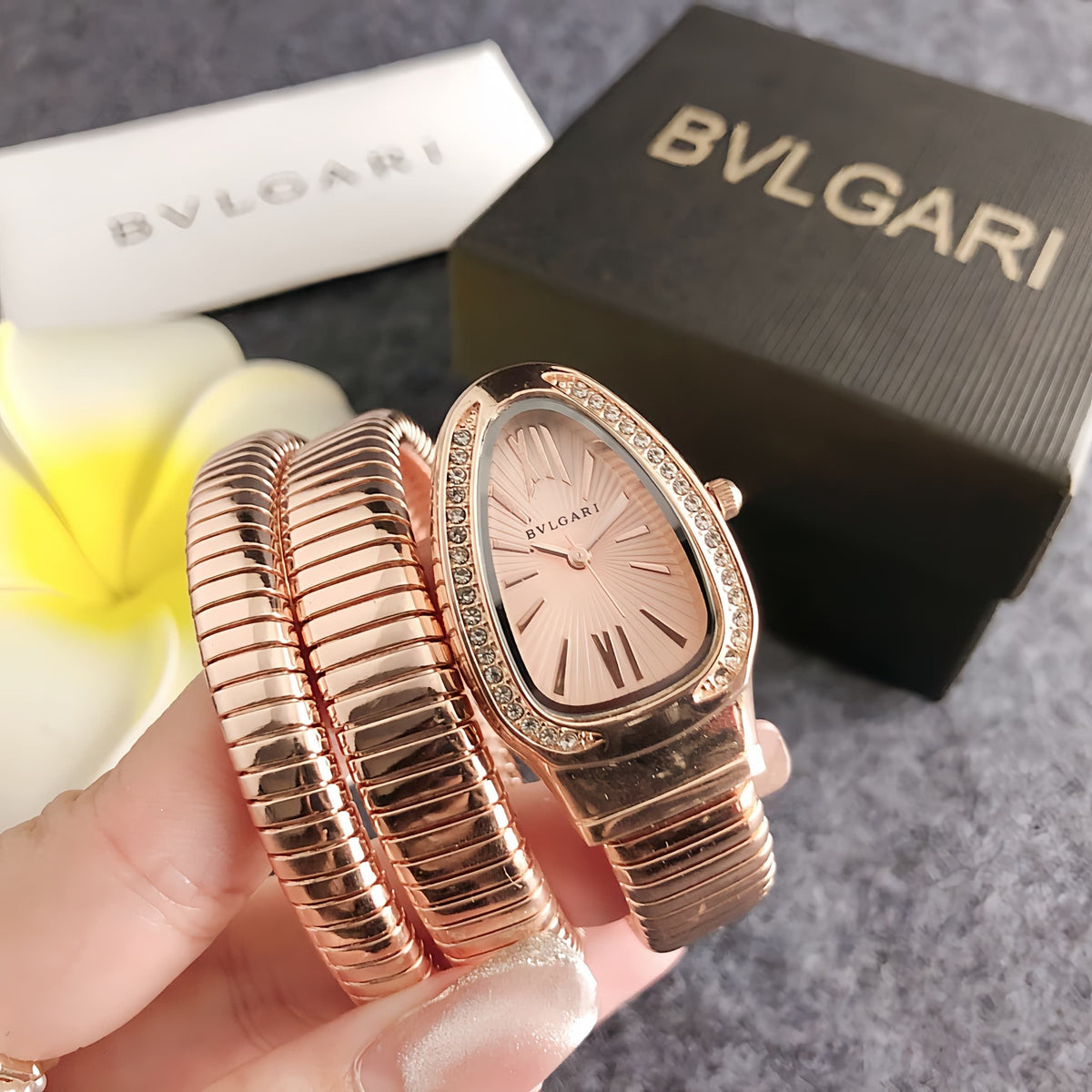 Women's Coil Bracelet Bangle Watch