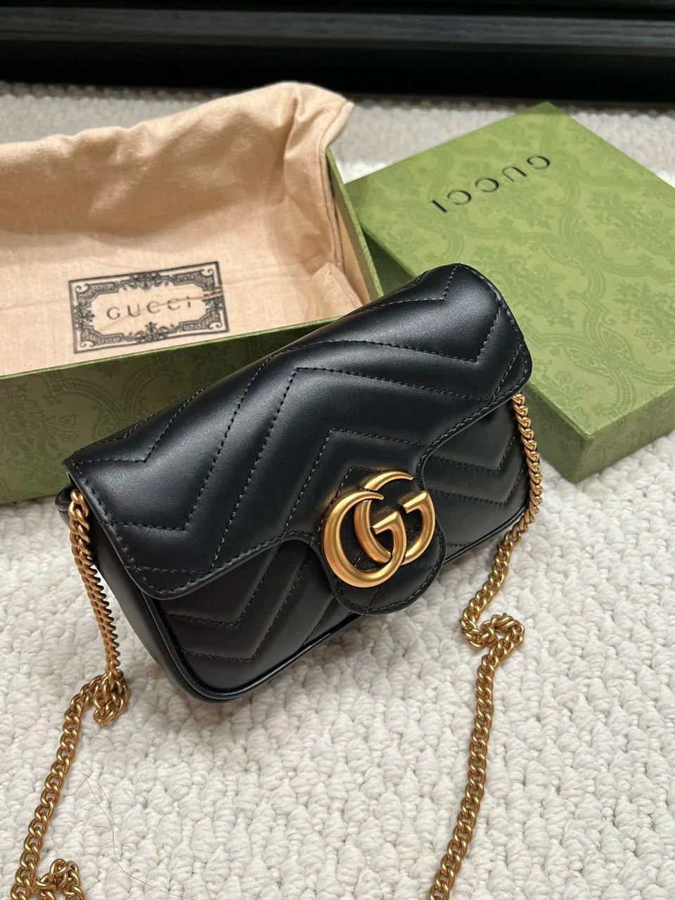 GC Marmont Mini Bag Black