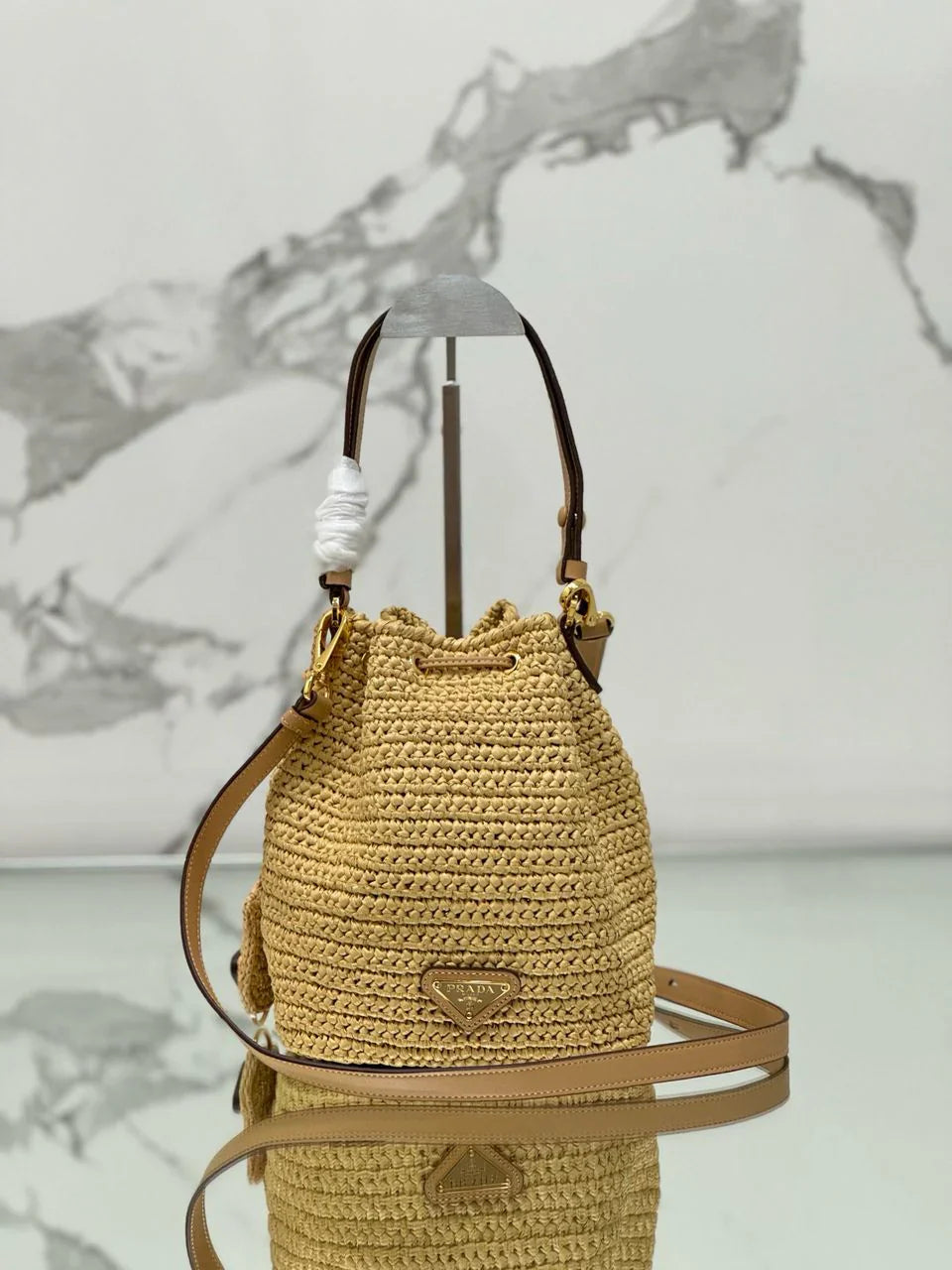 PRD Raffia Mini Bucket