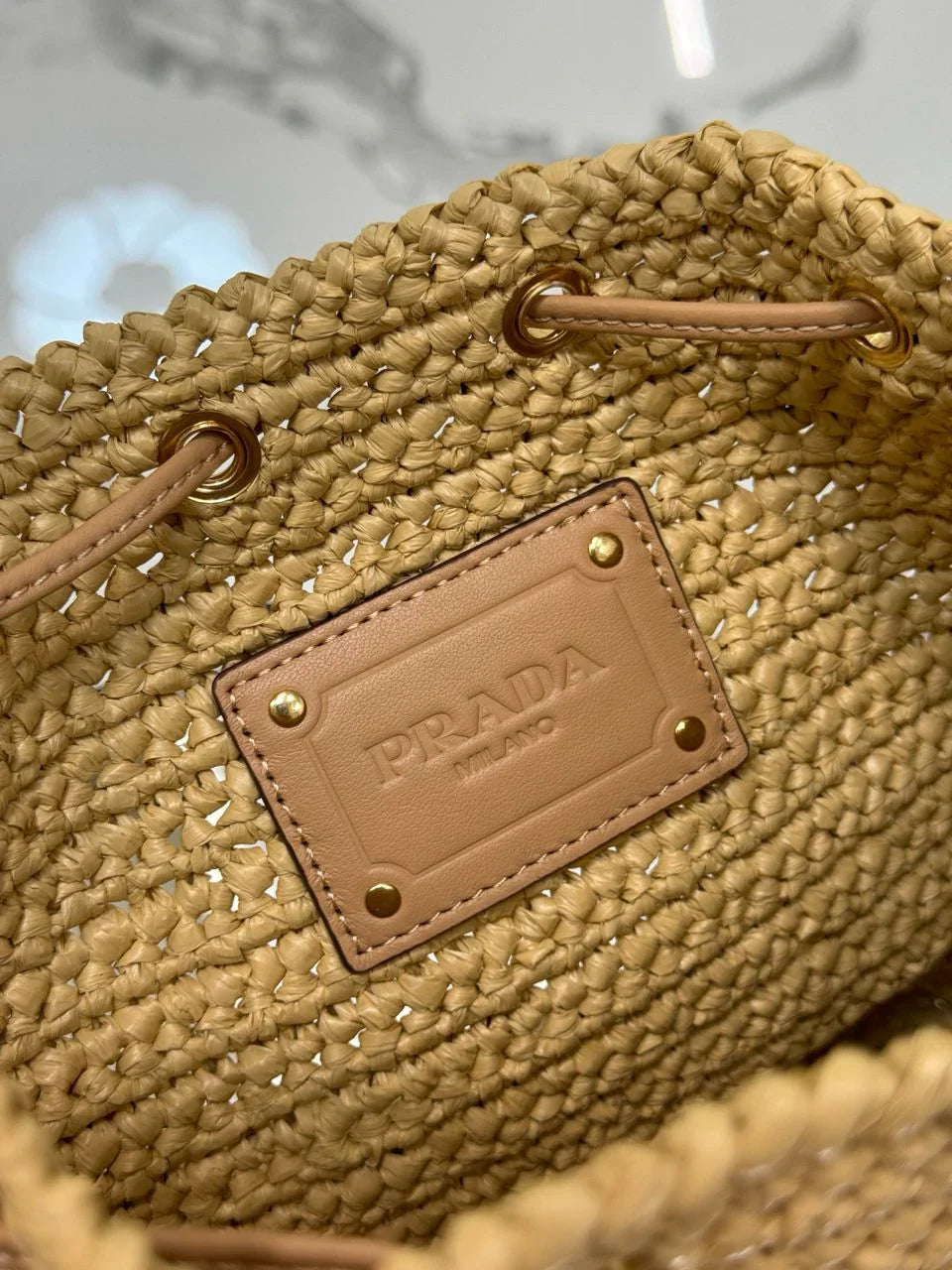 PRD Raffia Mini Bucket