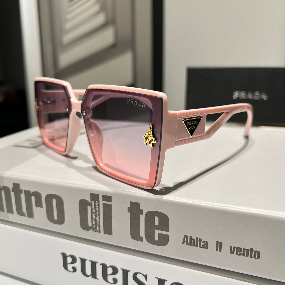 Bold Oversized Square Frame Sunglasses