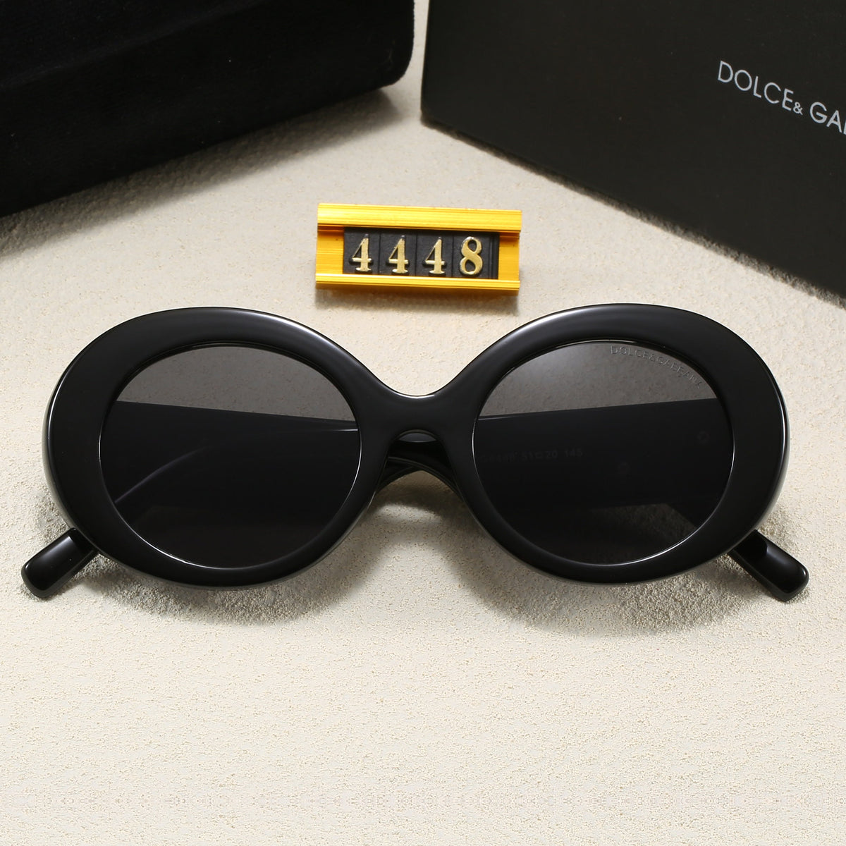 Oversized Round Gradient Lens Sunglasses