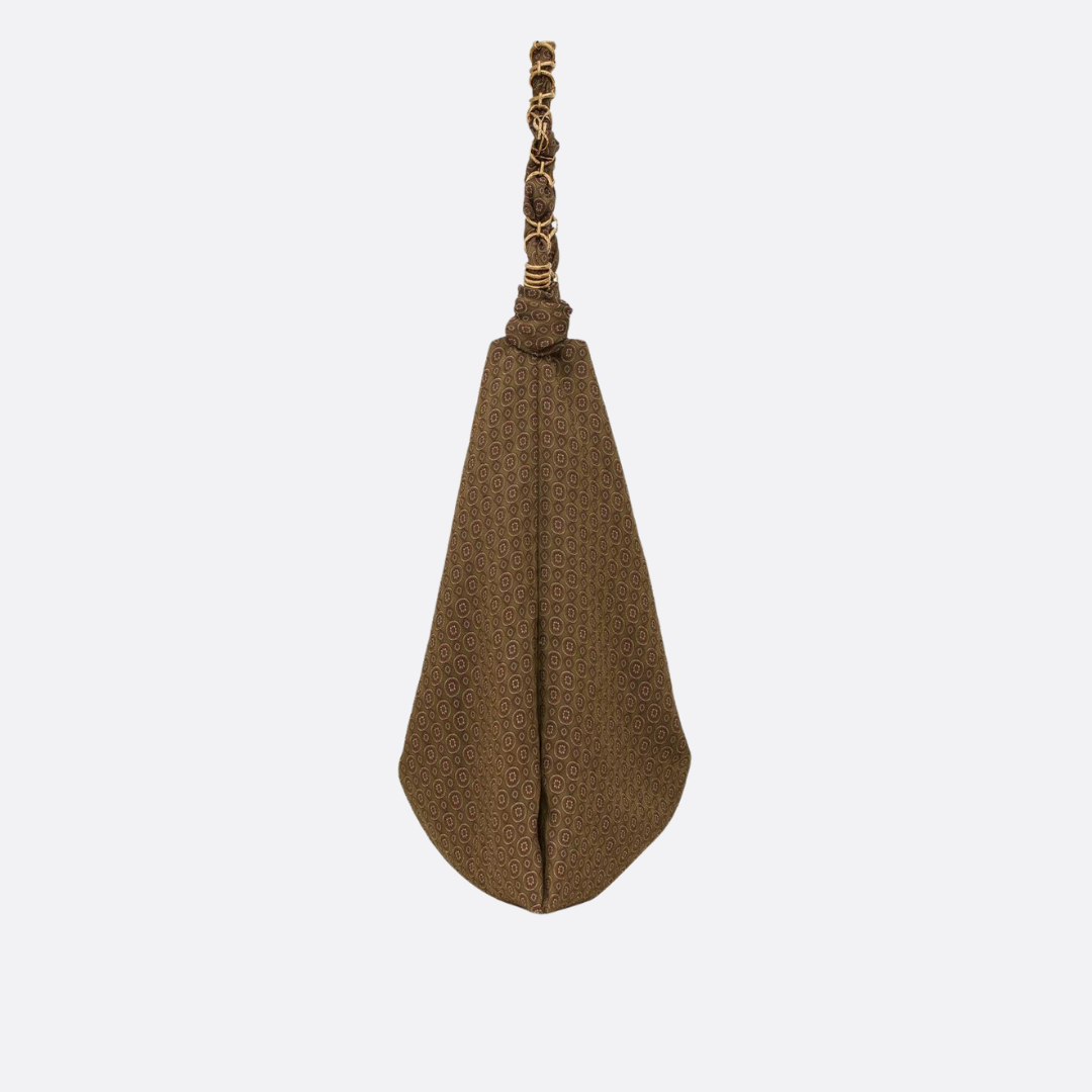 Women's Jacquard Hobo Bag with Twisted Handle