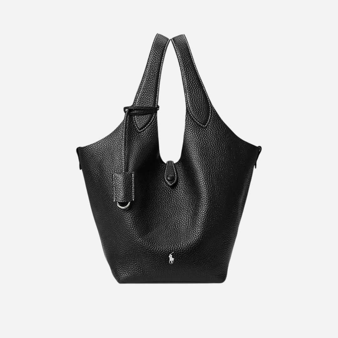 Women's Small Pebbled Leather Tote and Crossbody Bag