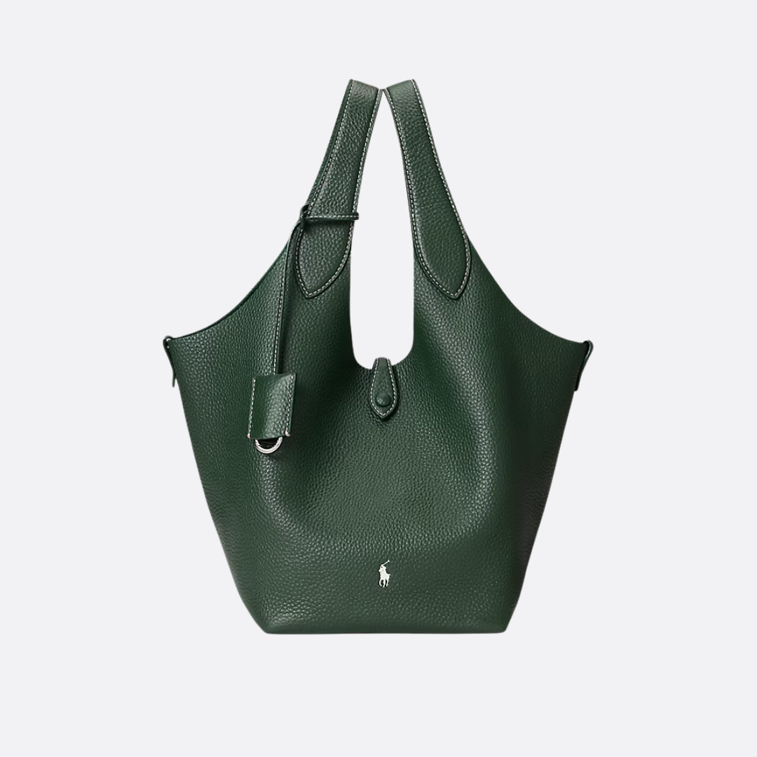 Women's Small Pebbled Leather Tote and Crossbody Bag