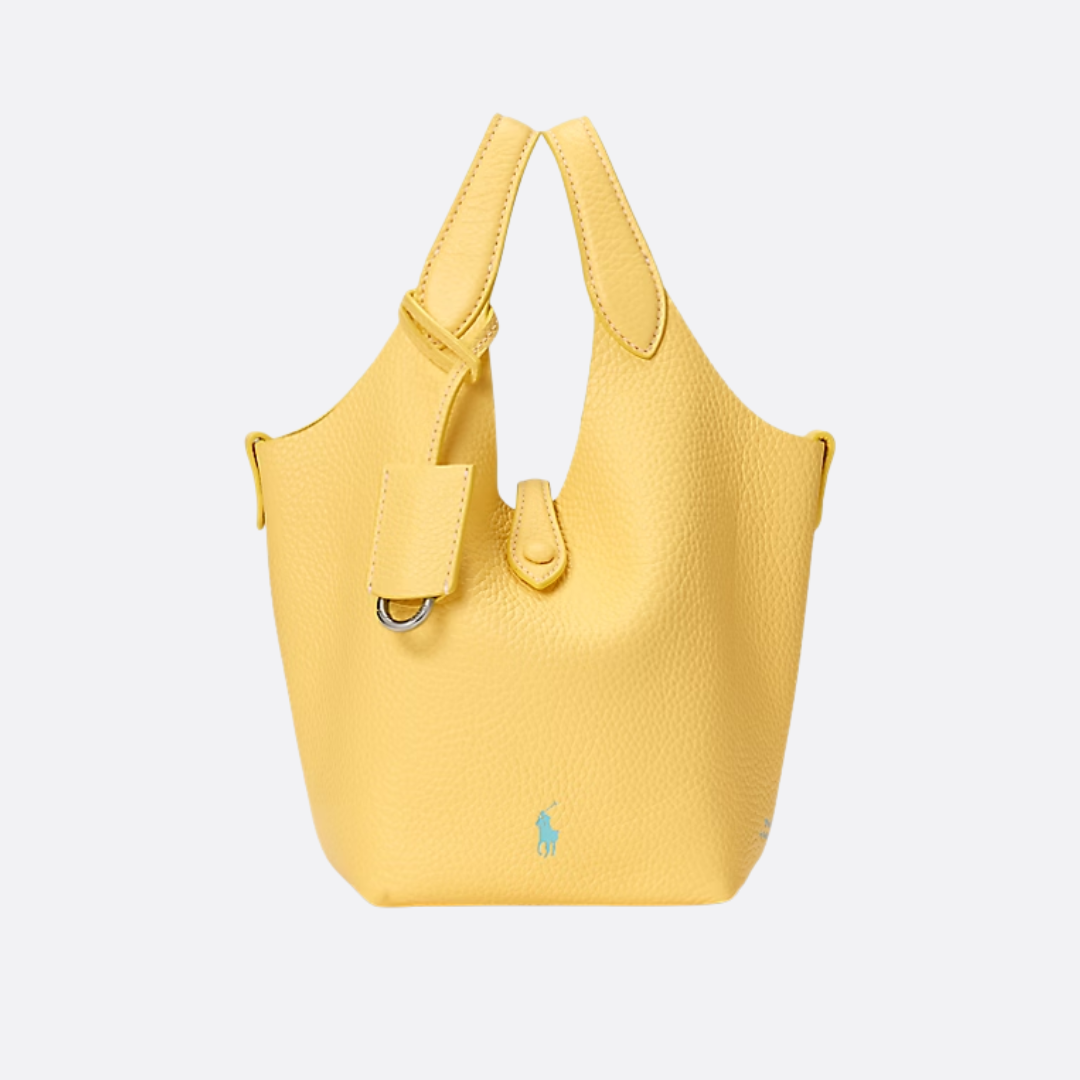 Women's Small Pebbled Leather Tote and Crossbody Bag