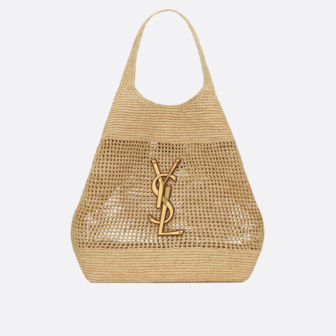 Women's Woven Straw Raffia Tote Bag