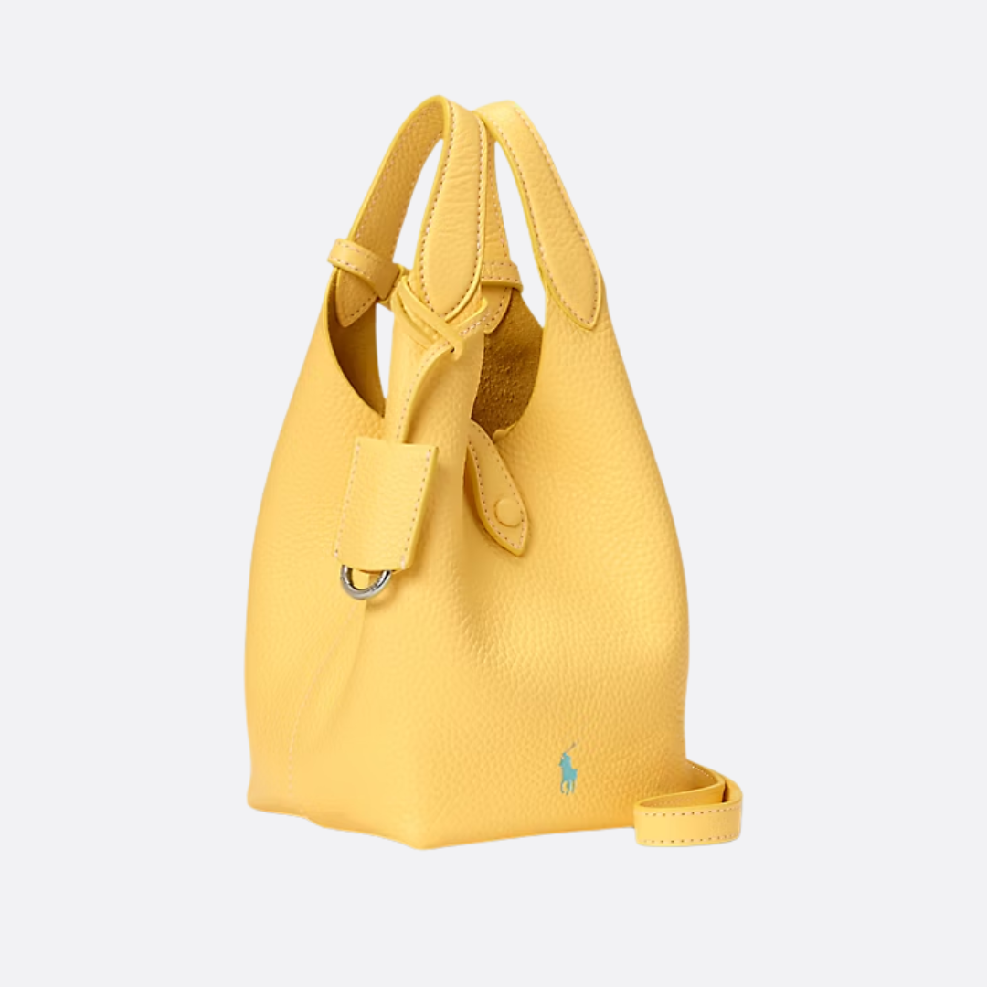 Women's Small Pebbled Leather Tote and Crossbody Bag