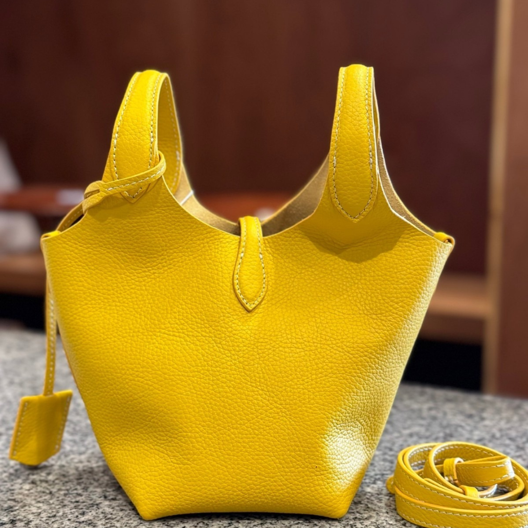 Women's Small Pebbled Leather Tote and Crossbody Bag