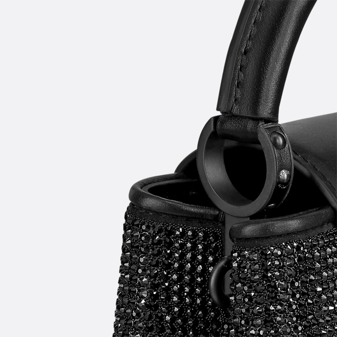 Women's Mini Crystal-Embellished Top Handle Bag