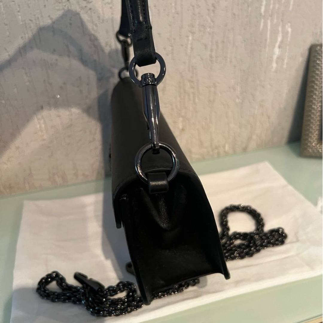 Women's Slim Shoulder Bag with Chain Strap