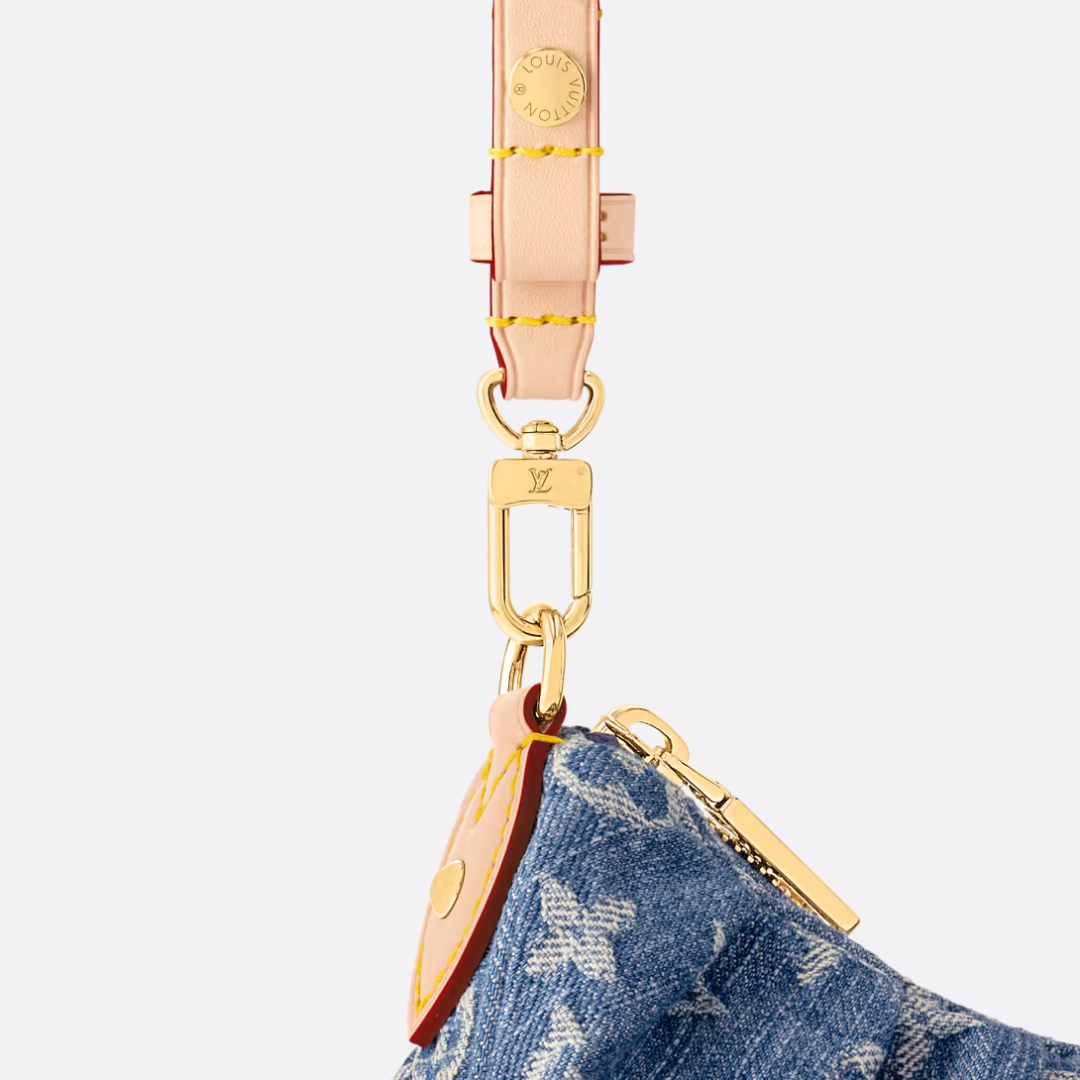 Women's Printed Denim Slouchy Hobo Bag