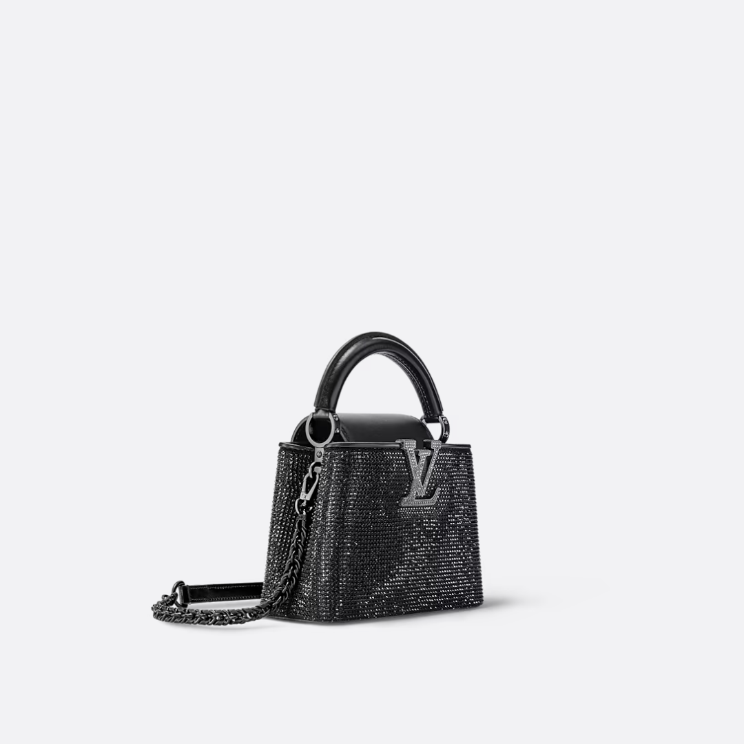 Women's Mini Crystal-Embellished Top Handle Bag