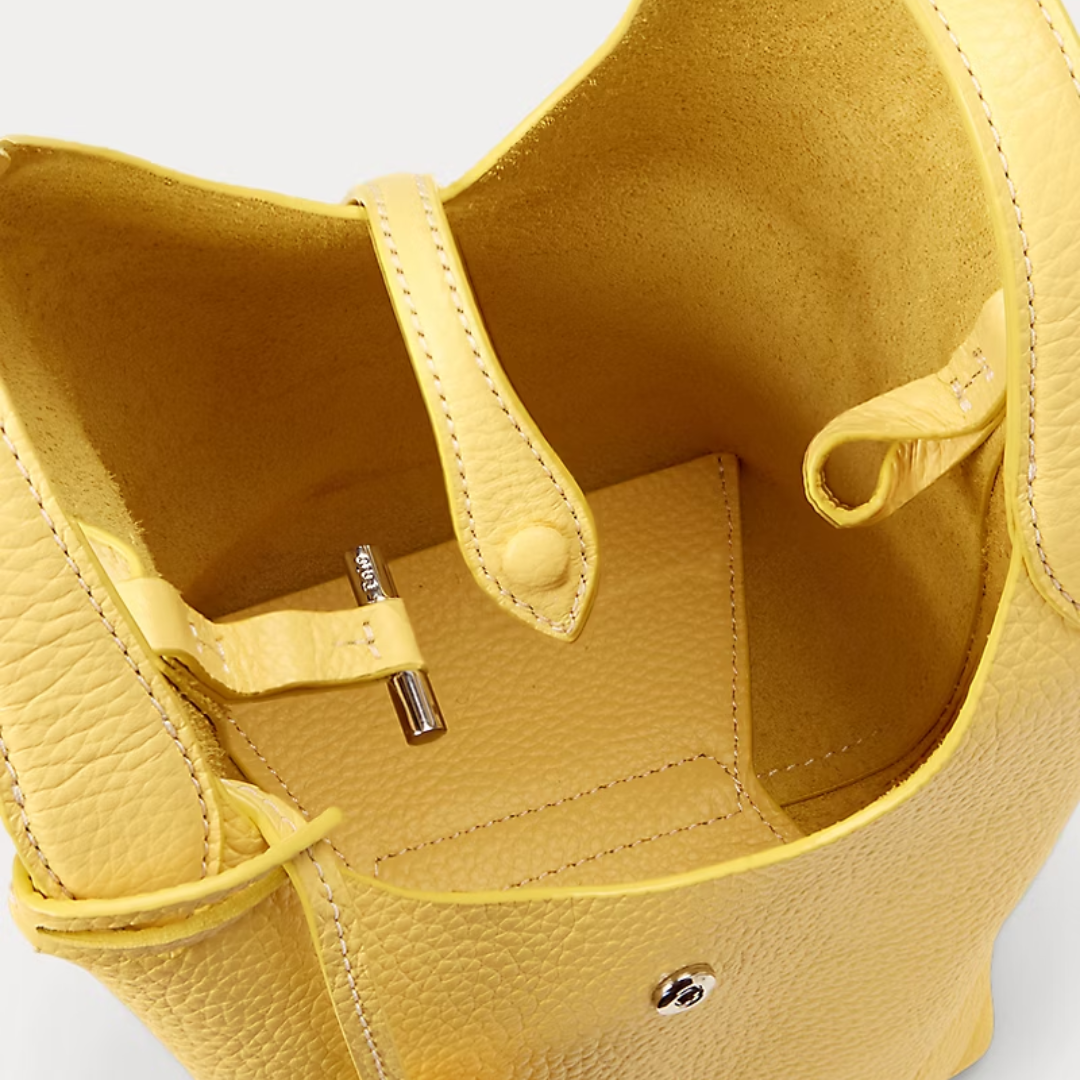 Women's Small Pebbled Leather Tote and Crossbody Bag
