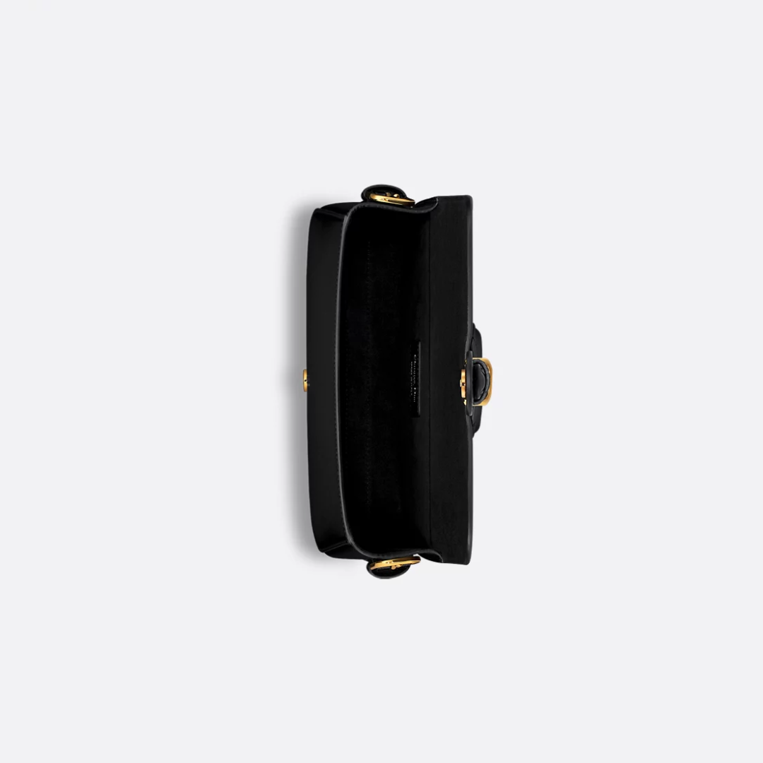 Women's Smooth Leather Flap Crossbody Bag with Guitar Strap