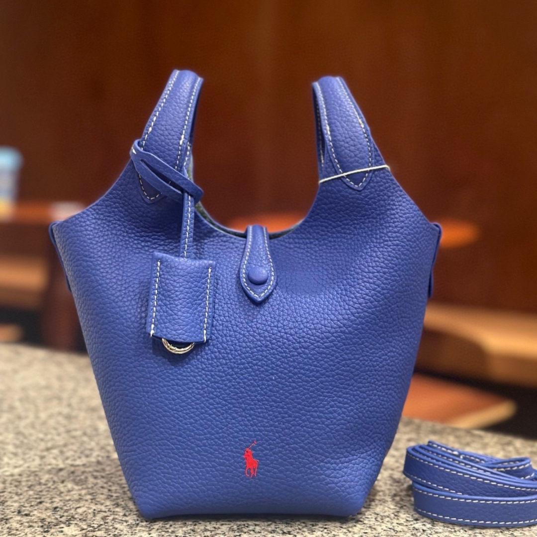 Women's Small Pebbled Leather Tote and Crossbody Bag