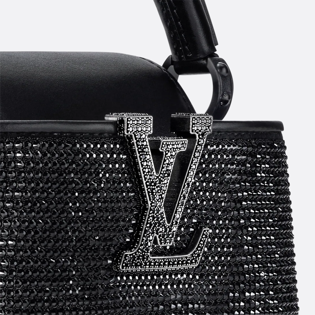 Women's Mini Crystal-Embellished Top Handle Bag