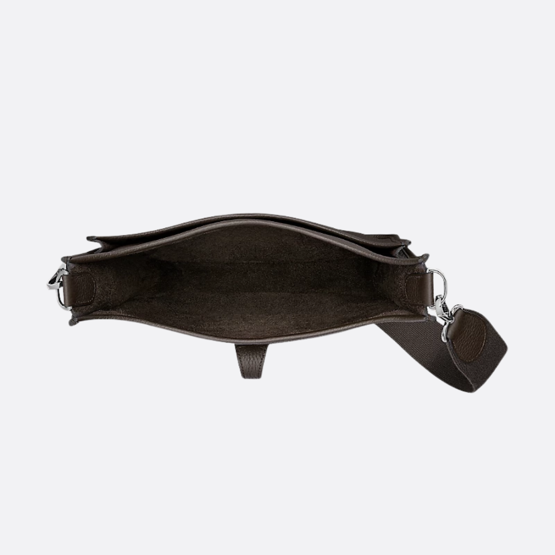 Buet crossbody-taske i perforeret læder til kvinder