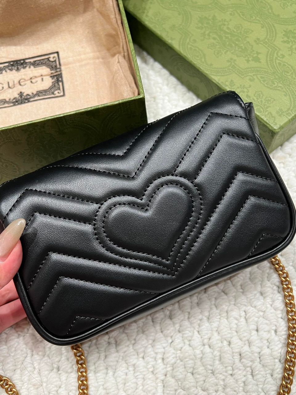 GC Marmont Mini Bag Black