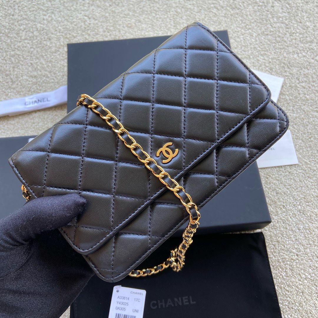 CC Classic WOC Lambskin Black