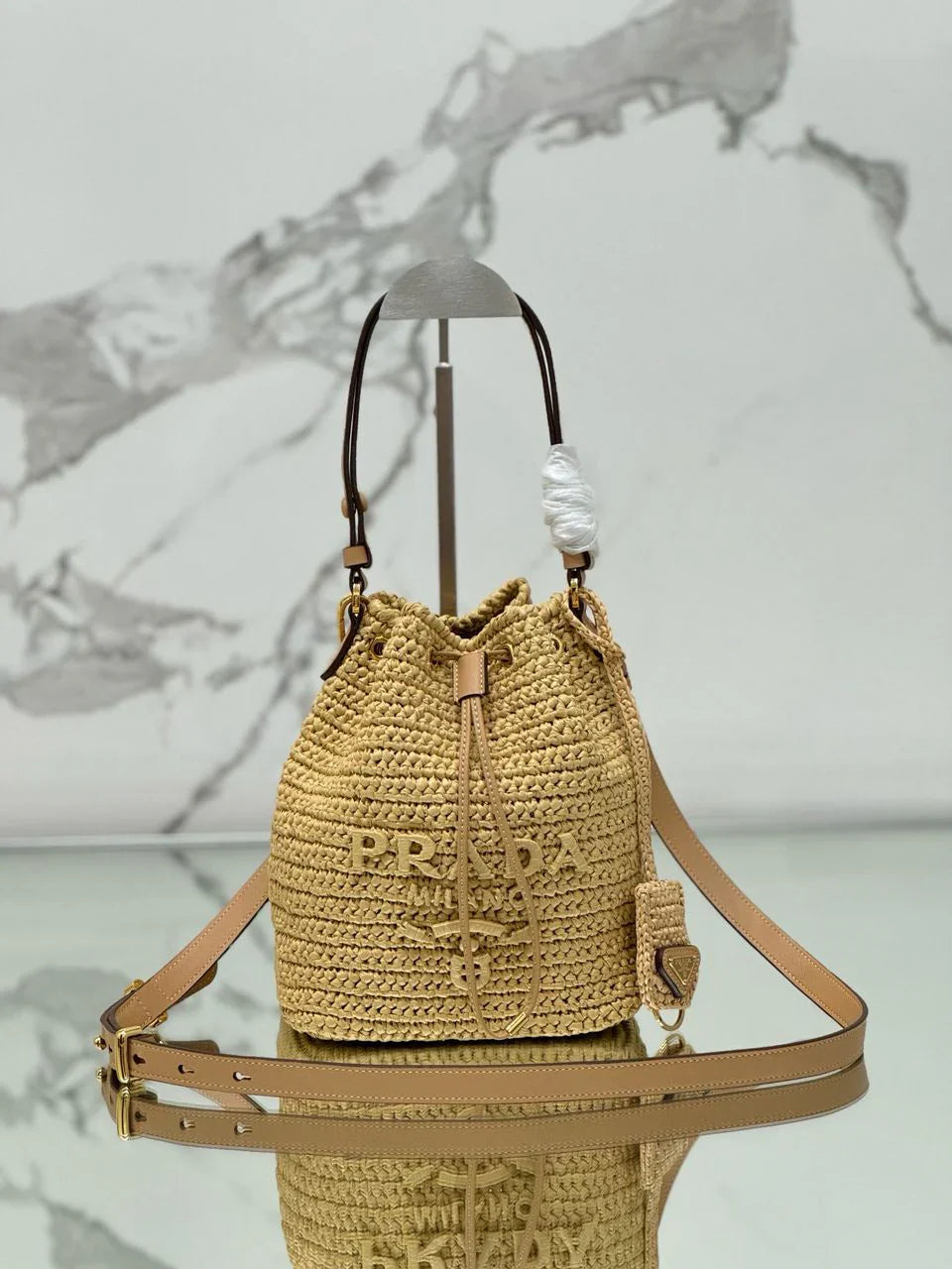 PRD Raffia Mini Bucket