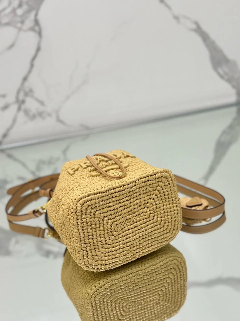 PRD Raffia Mini Bucket
