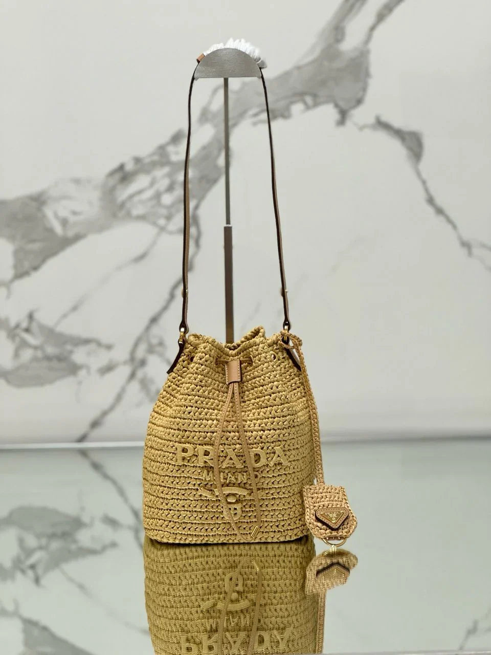 PRD Raffia Mini Bucket