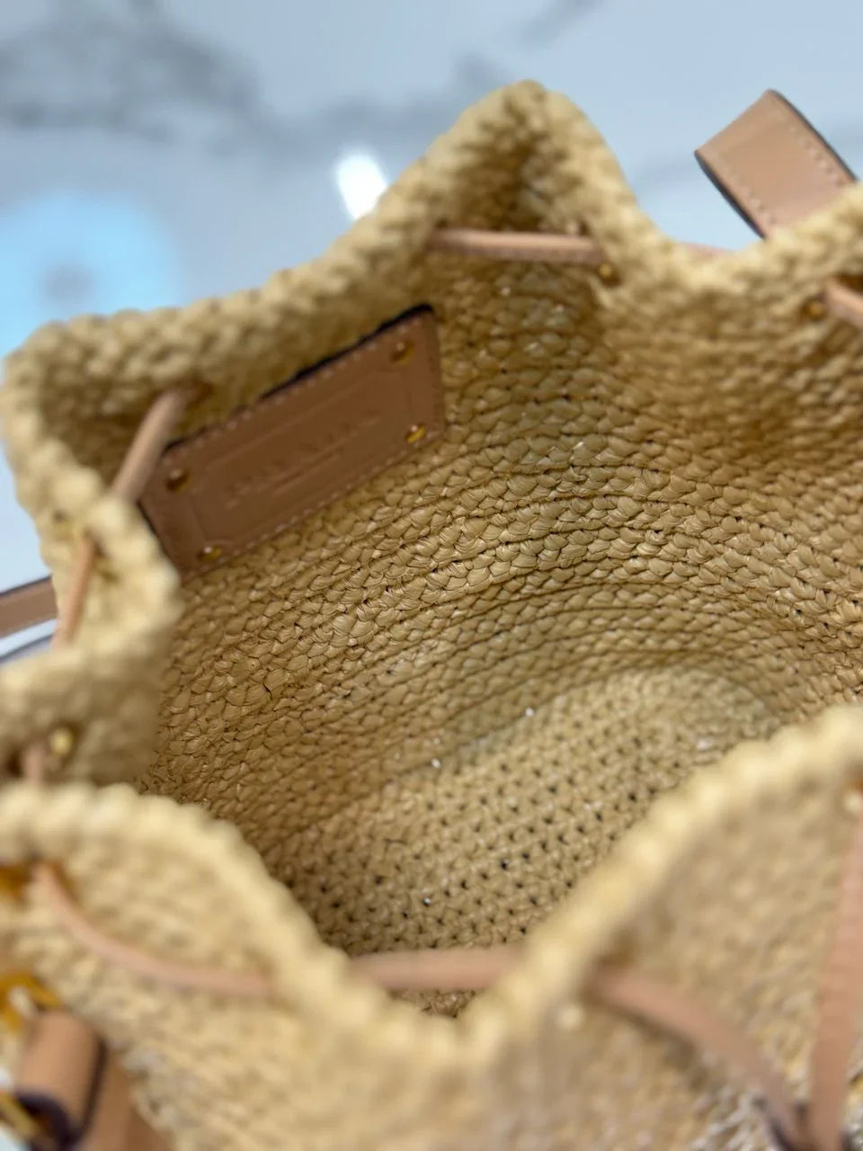 PRD Raffia Mini Bucket
