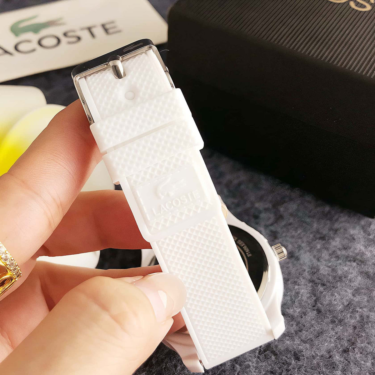 Unisex analogt ur med mat silikonerem